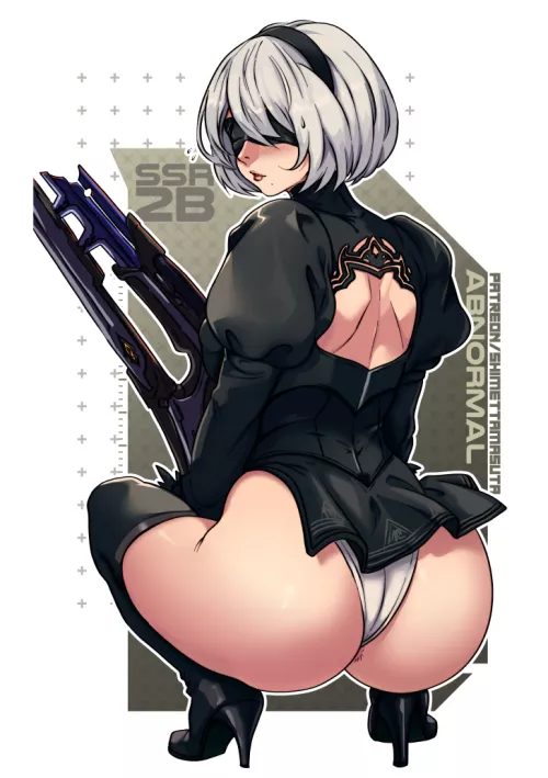 2B in NIKKE by leahmyluv