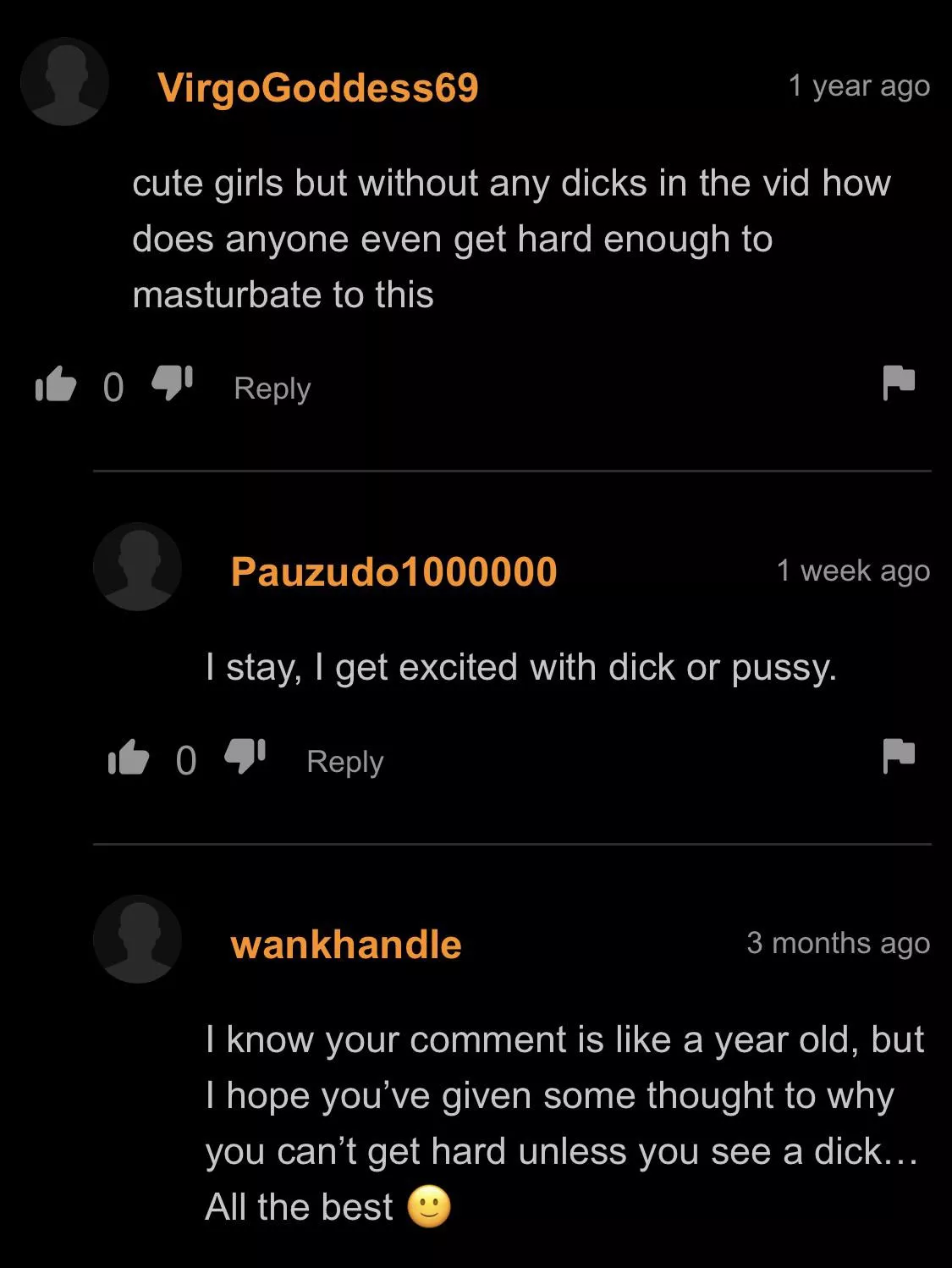 Can’t get hard without dick posted by Ghoastin