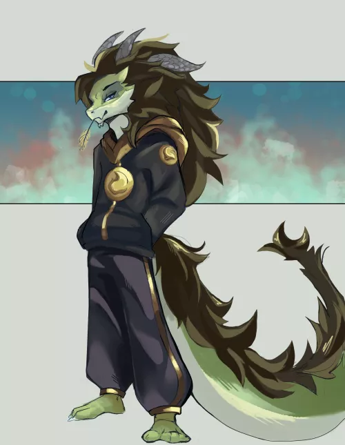 Finally zino is alive! Say hi (art by me!) by Axuriuink