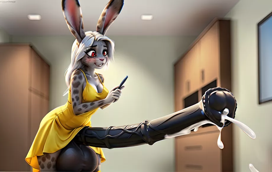 Long bun creams herself [AI] posted by Hera_the_otter