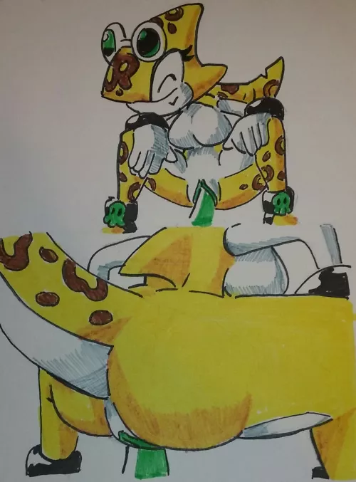 Musa the banana Shark,, sonic oc (by Me, JAXUS) by JAXUS-