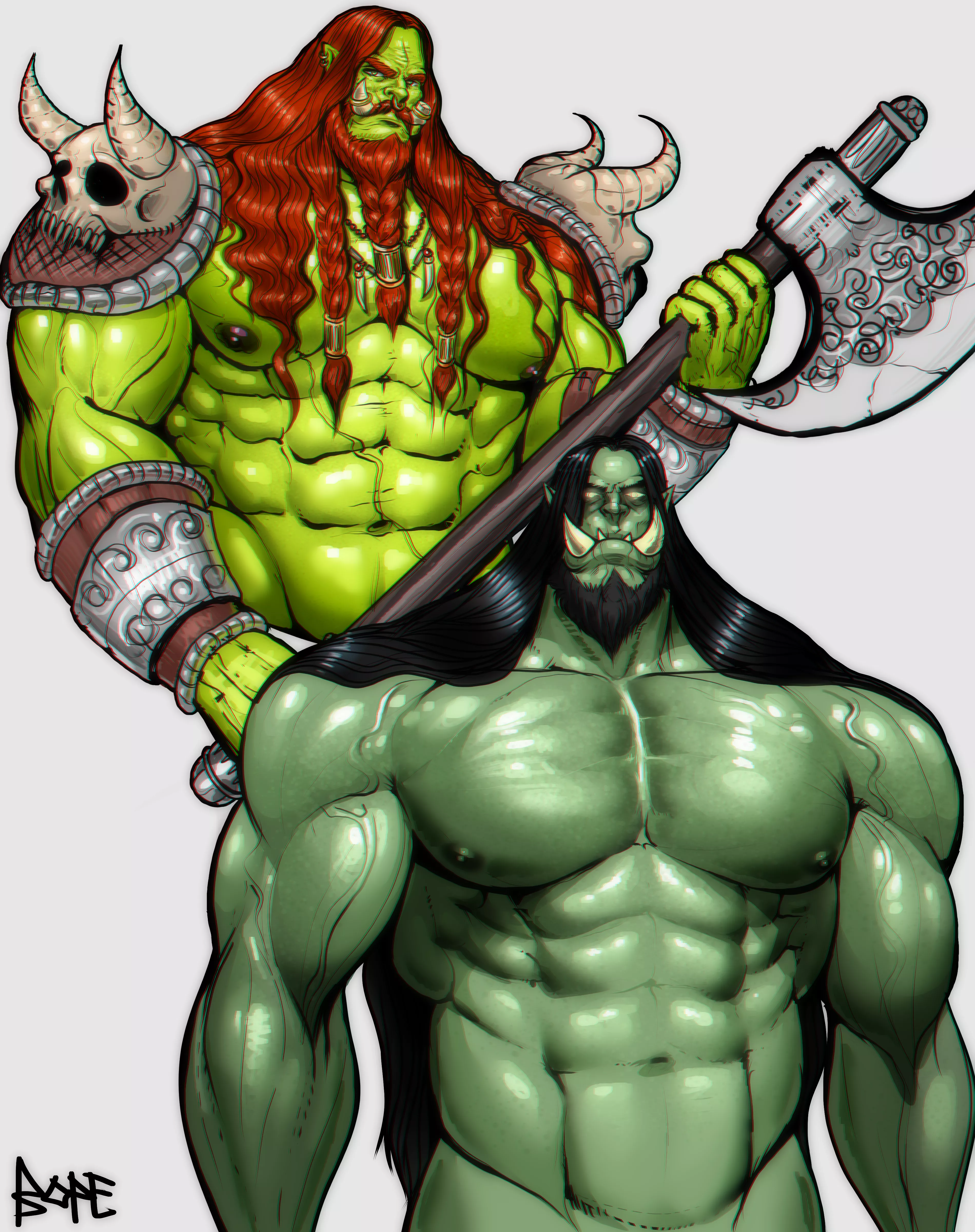 my orc ocs (bopehol on twitter ) (me) posted by bopy3e