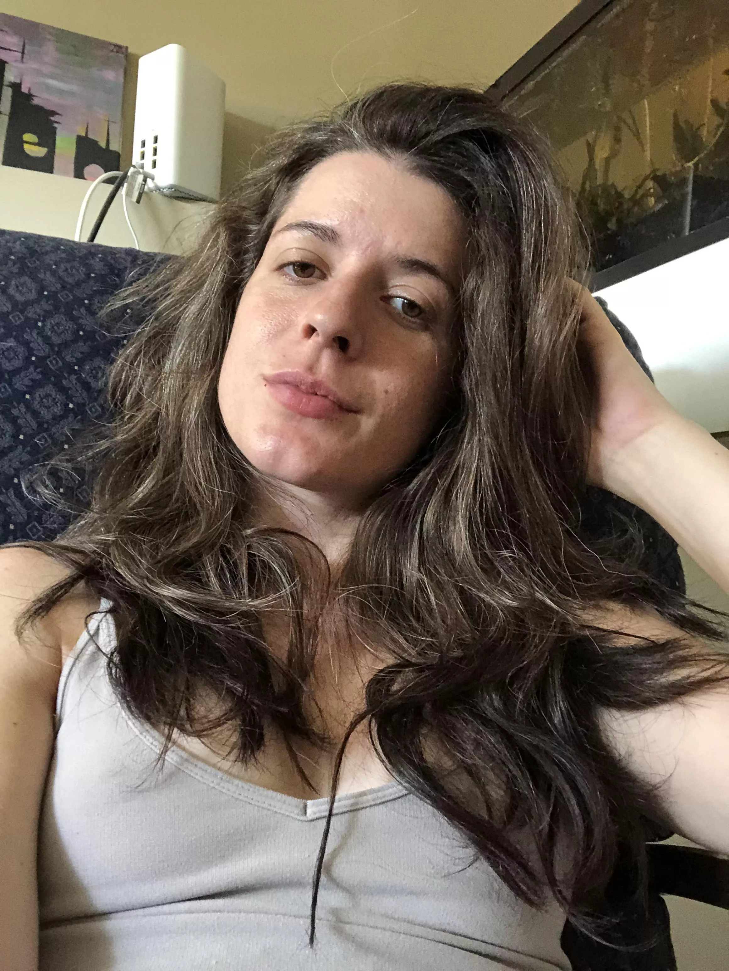 None here. Just a mane. posted by Omphidian