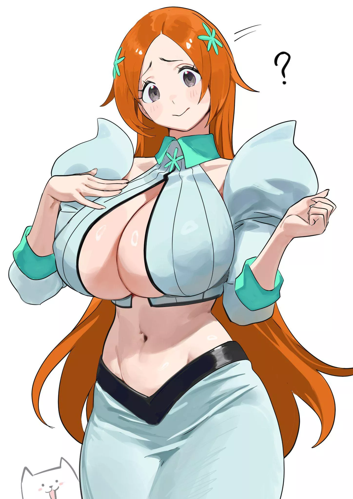 Orihime being shy (Nia) posted by MillionHypotheses