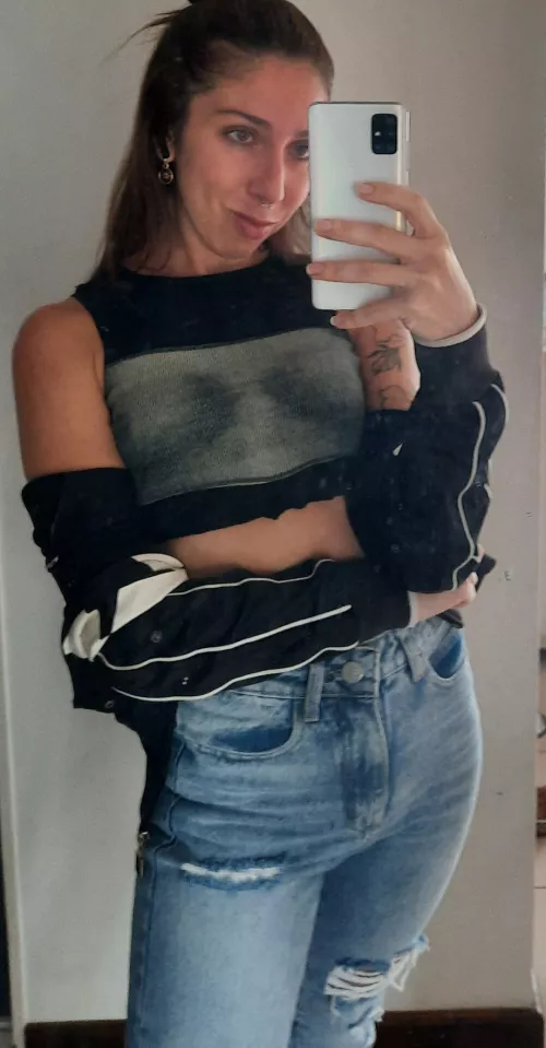 Titties croptop by Volcanika_