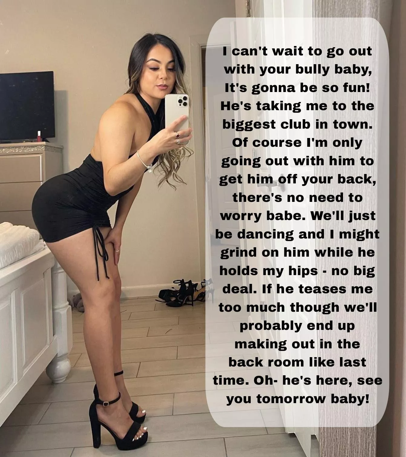 Your girlfriend goes clubbing with your bully posted by deductive_cocaine