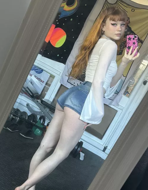 a little booty in little shorts by pocketpixxie