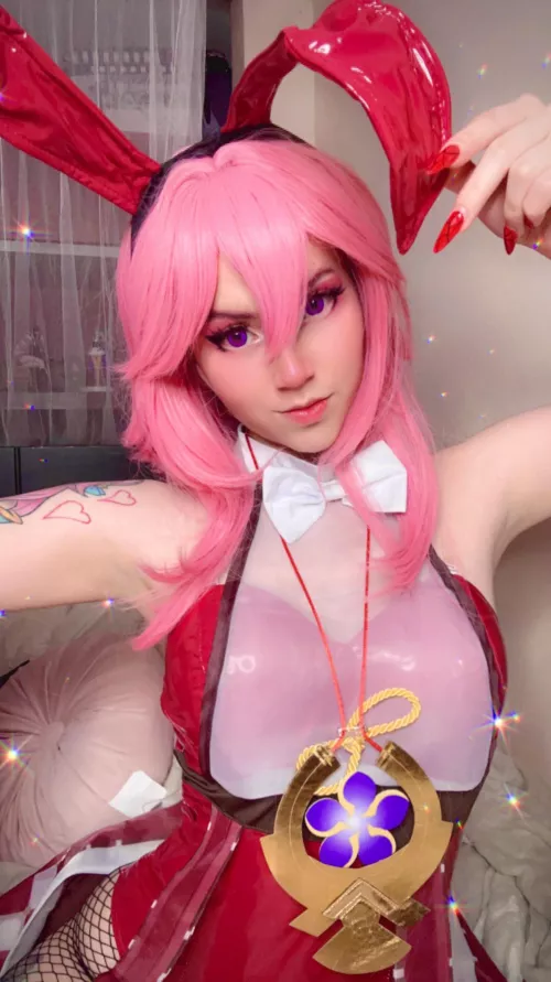 Cute Yae Miko for you!🩷 by Nyax-sama