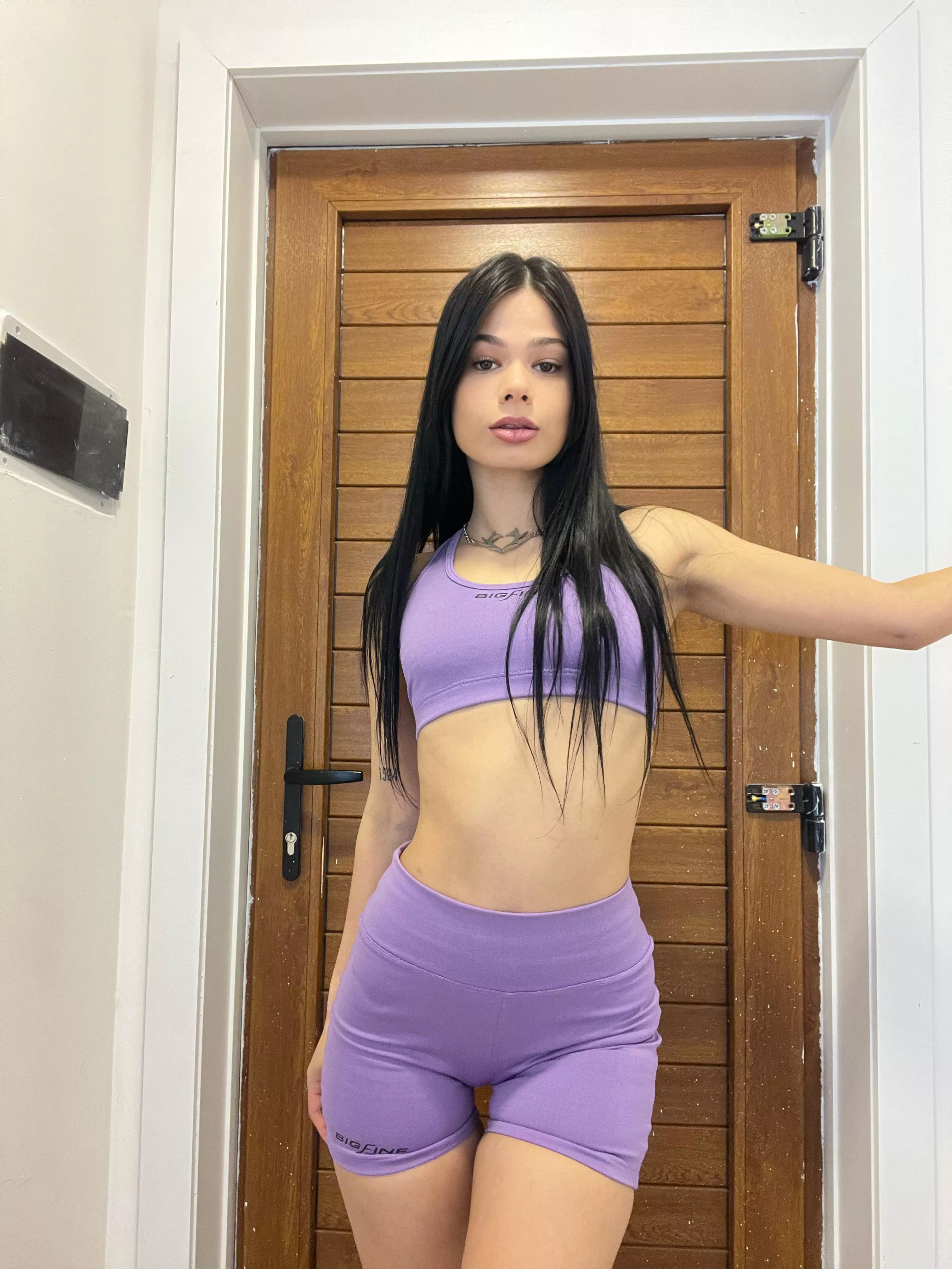 I like wearing croptops without the bra posted by Bookedwesleyan