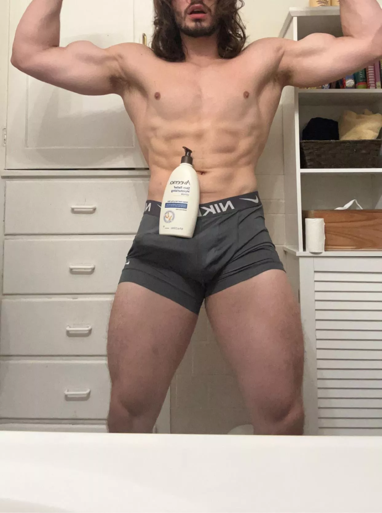 I need help putting lotion on.. wanna make sure I don’t miss any spots? 🤭😈 posted by Intelligent_Back2243