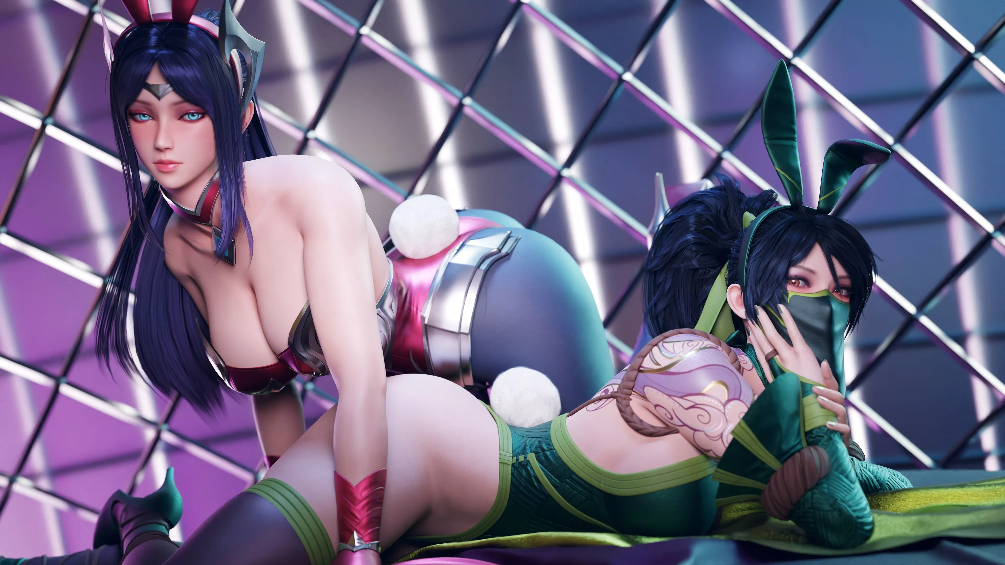 Irelia & Akali (Ryan Reos) posted by pouli-