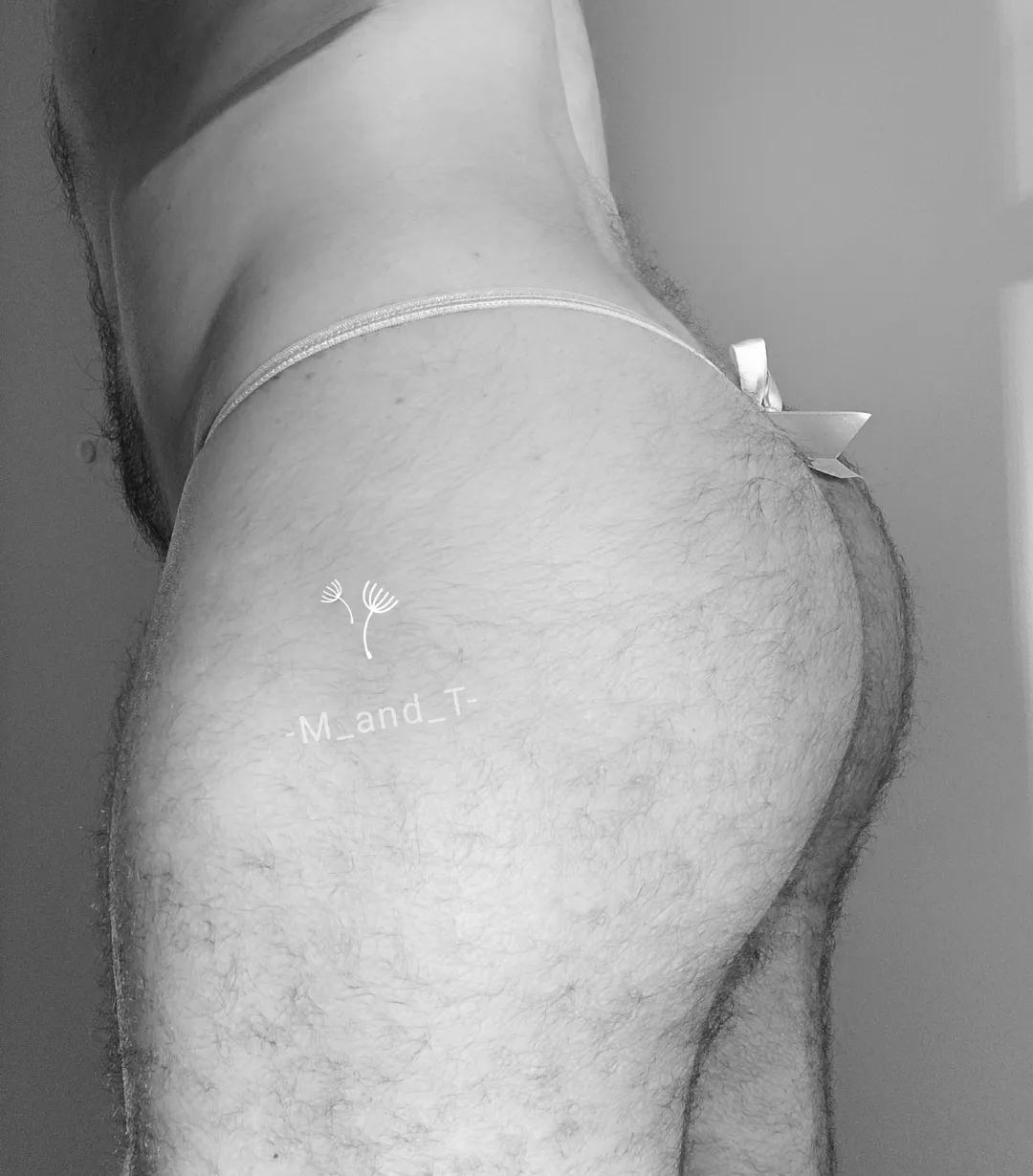 Lacey thong with a bow posted by -M_and_T-