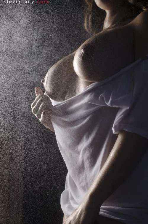 Lucia soaking wet by SteveGracyPhoto