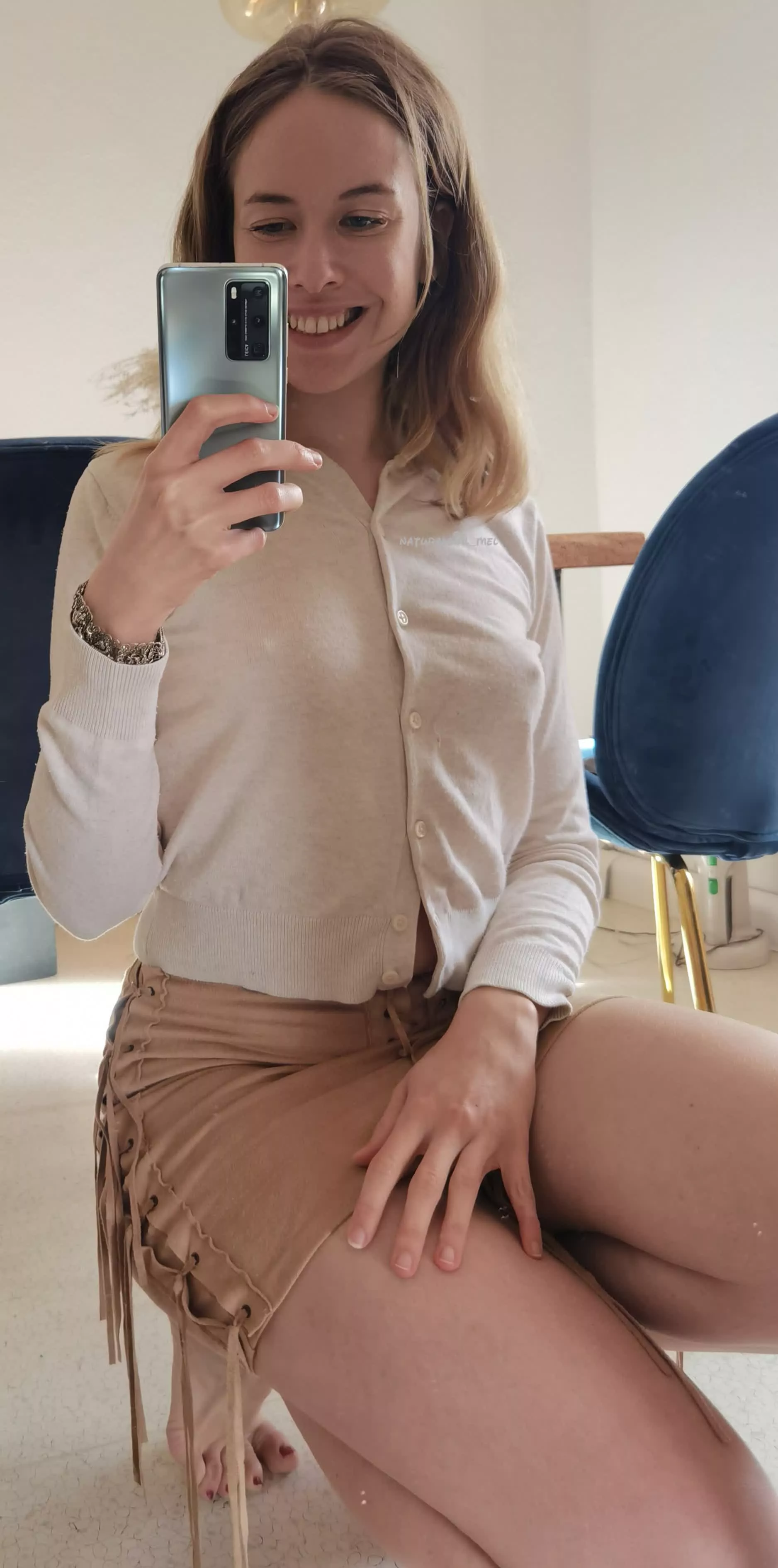 Miniskirt with a cardigan sounds boring, but I think it's not... [F] posted by naturalgirl_mel