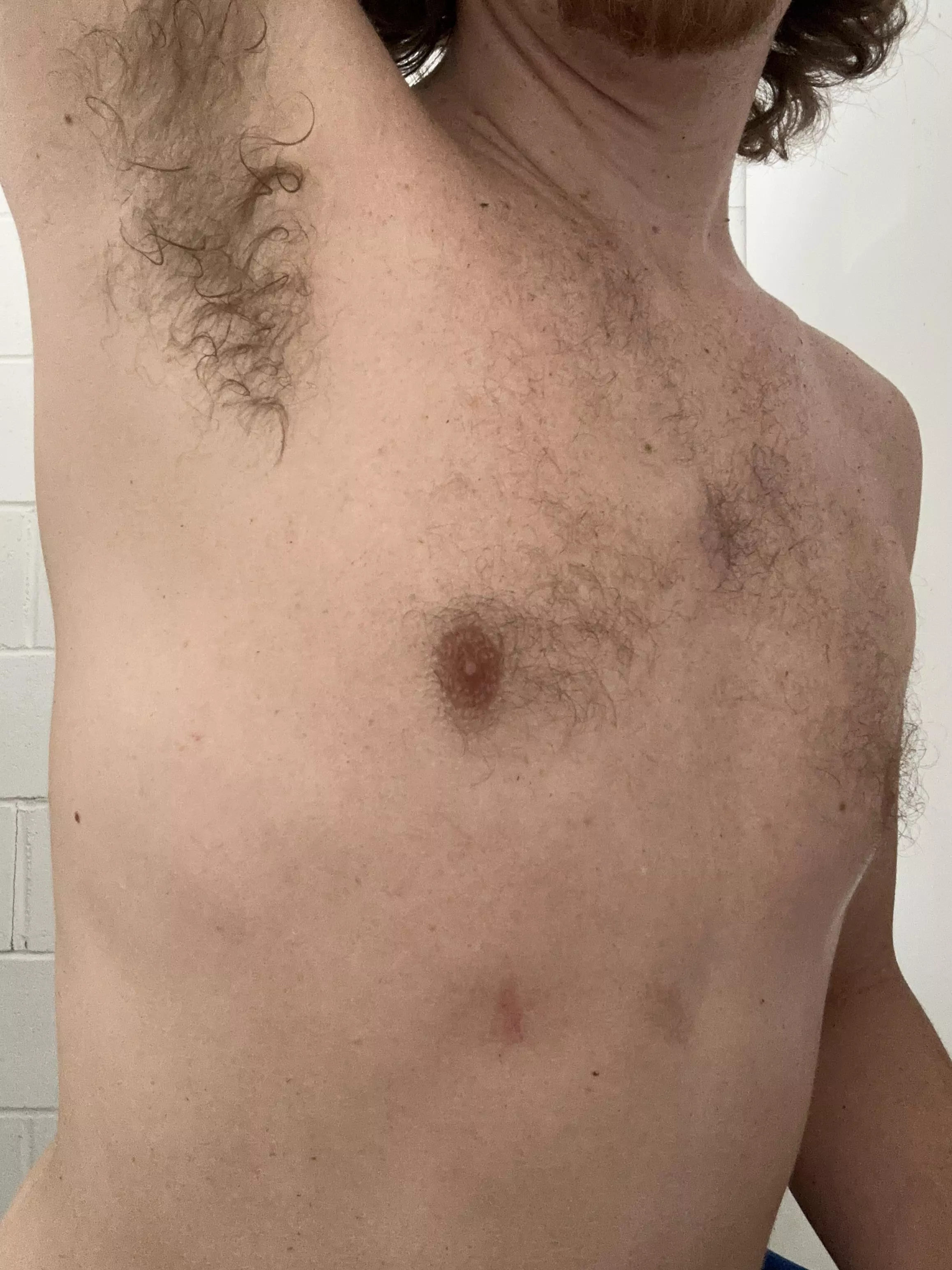 Nice and sweaty after mowing posted by itsthechadOF