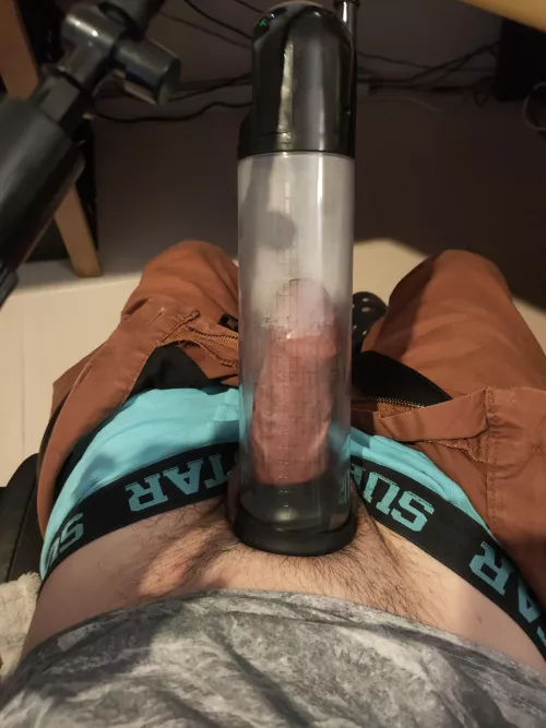 Pumping the little guy by 420YiffIt