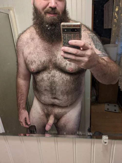 Rise and shine! Hope.ypu like sausage and gravy for breakfast. 😏😈 by BeardedAnonnn