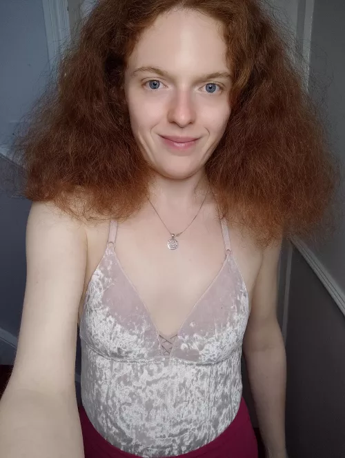 Smiling because I love velvet! by Hot-Campaign3260