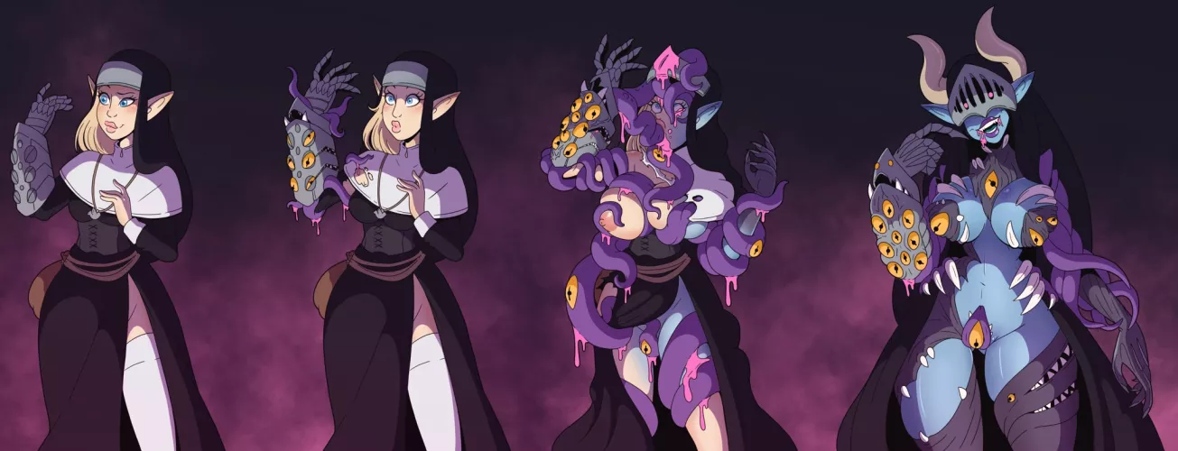 The Guant Gauntlet by Wren Zephyr (F Tentacles Demon) by DarthFetish