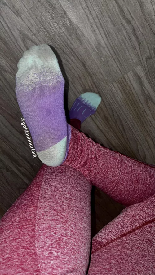 Wanna see the rest of my sock drawer?😋 by goldenhourfeet