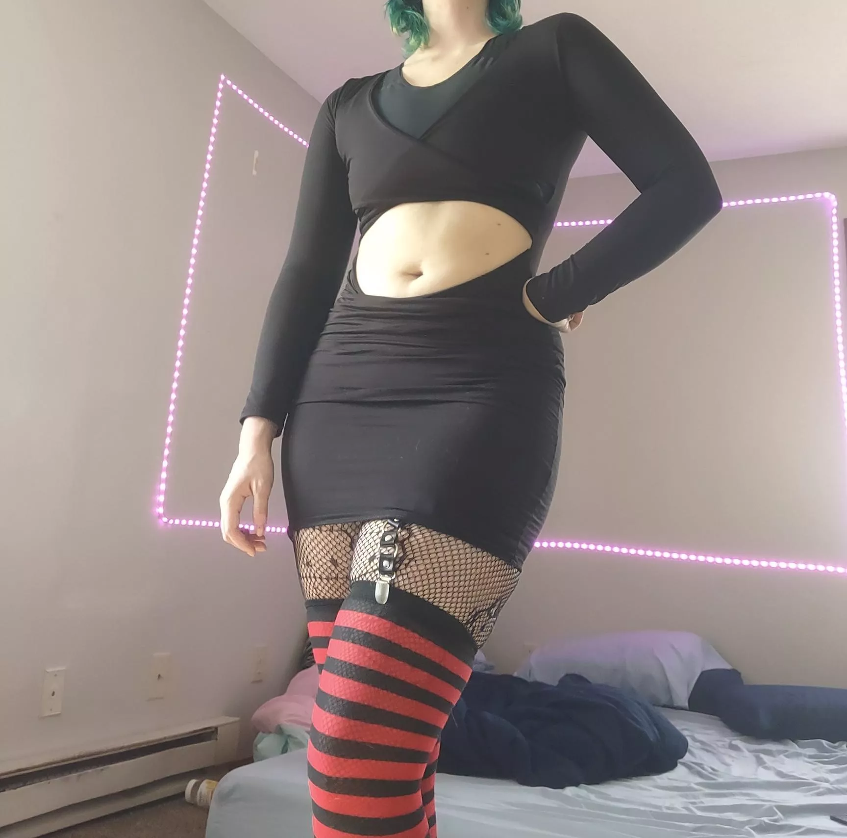 Does this outfit make me look cute or too intimidating? 🥺 posted by xXfemboy_raccoonXx