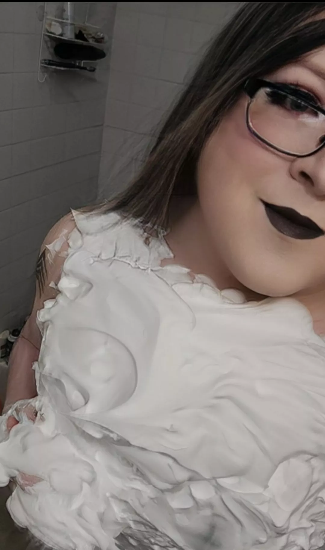 Fun with foam 🤍 posted by RebelValkyrie91