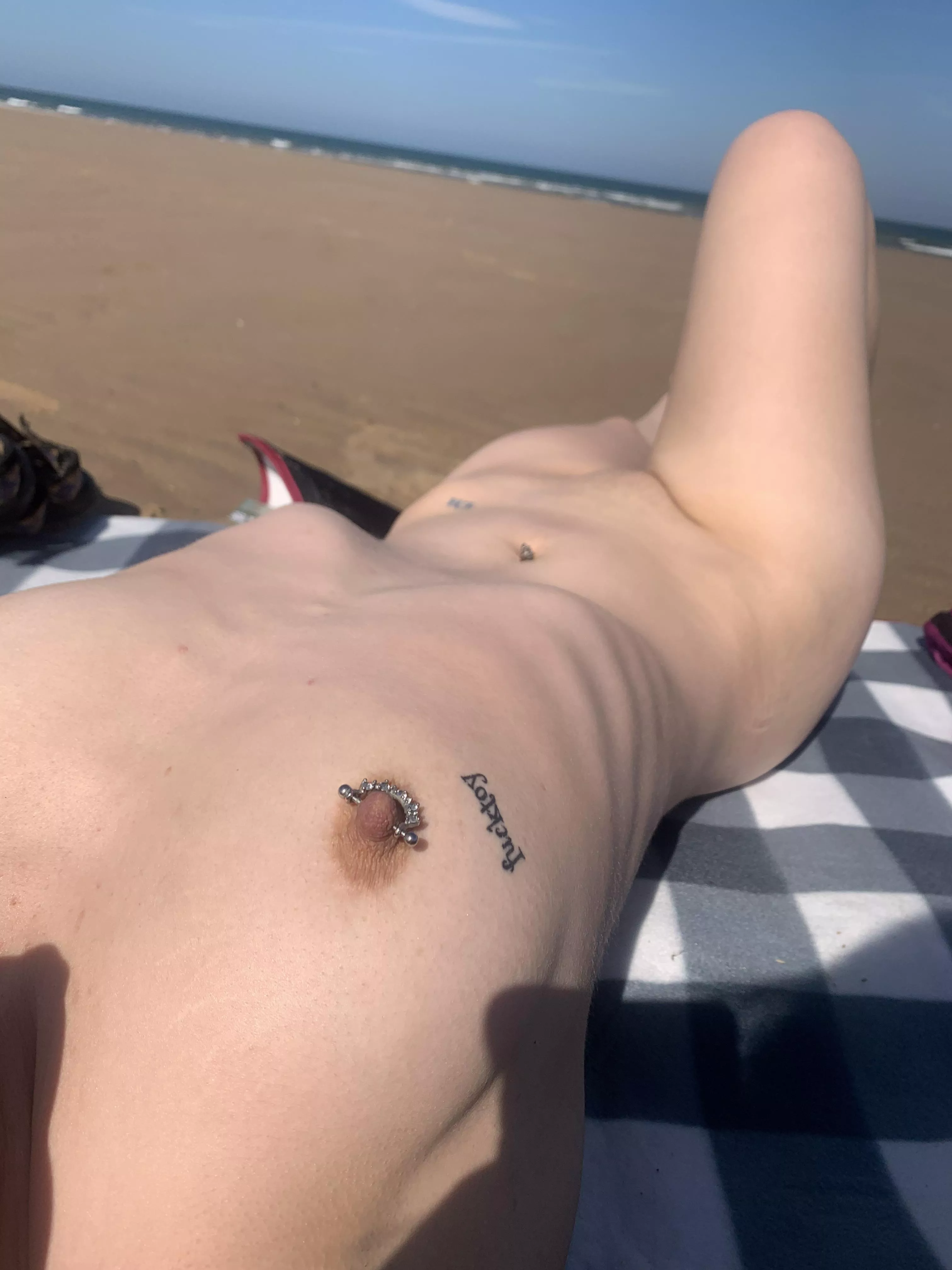 I spent the day at the beach posted by BlyssSteele-23