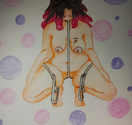 Just sketching the time sir made me tie a really pretty string- body harness! It was an experience:) by subby_vi