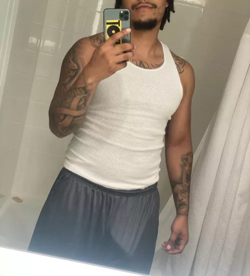 Loose shorts can almost hide it by No-Chemist5248