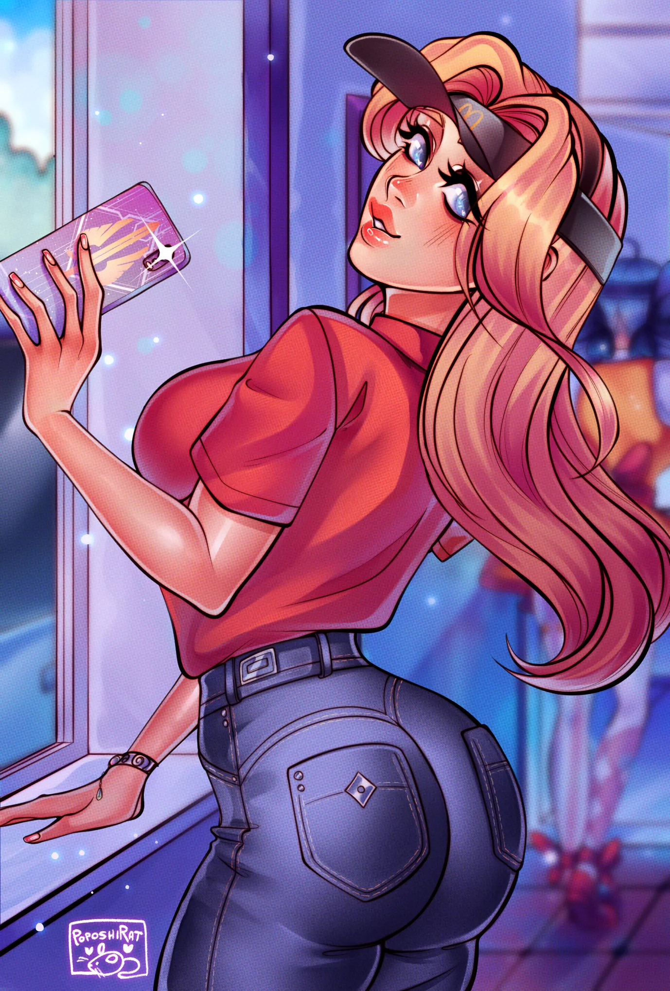 Lux's showing her McButt ( Poposhirat ) posted by EdgyMaruchan