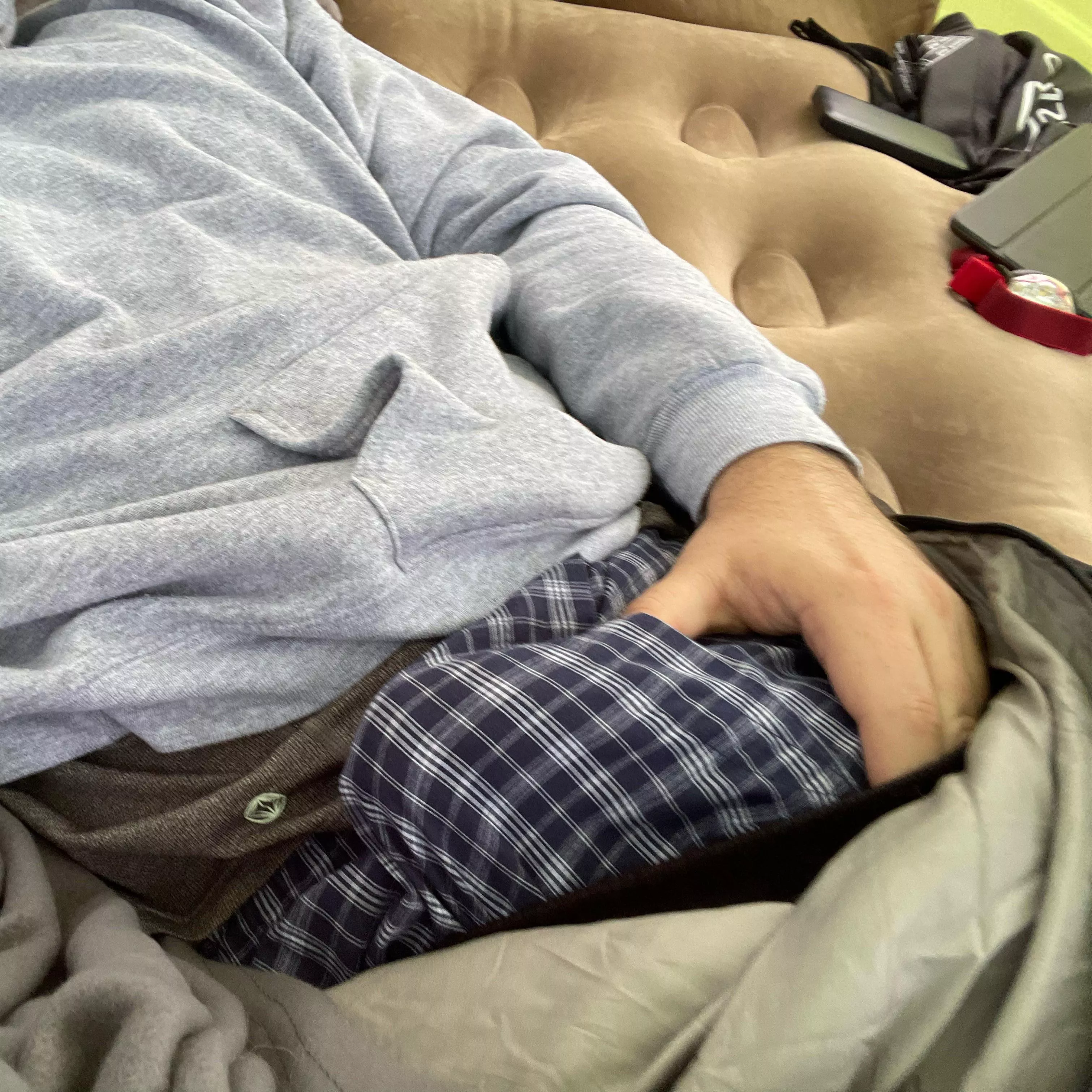 Pitched a tent in my tent. posted by YuckiestSnake