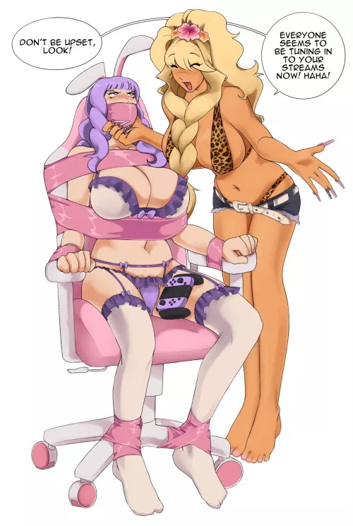 Showed off to her stream (@dvcttape) by MxSummer