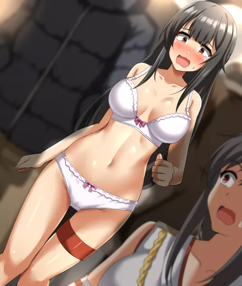 The worst time for my clothes to slip off by chocomintdecoration