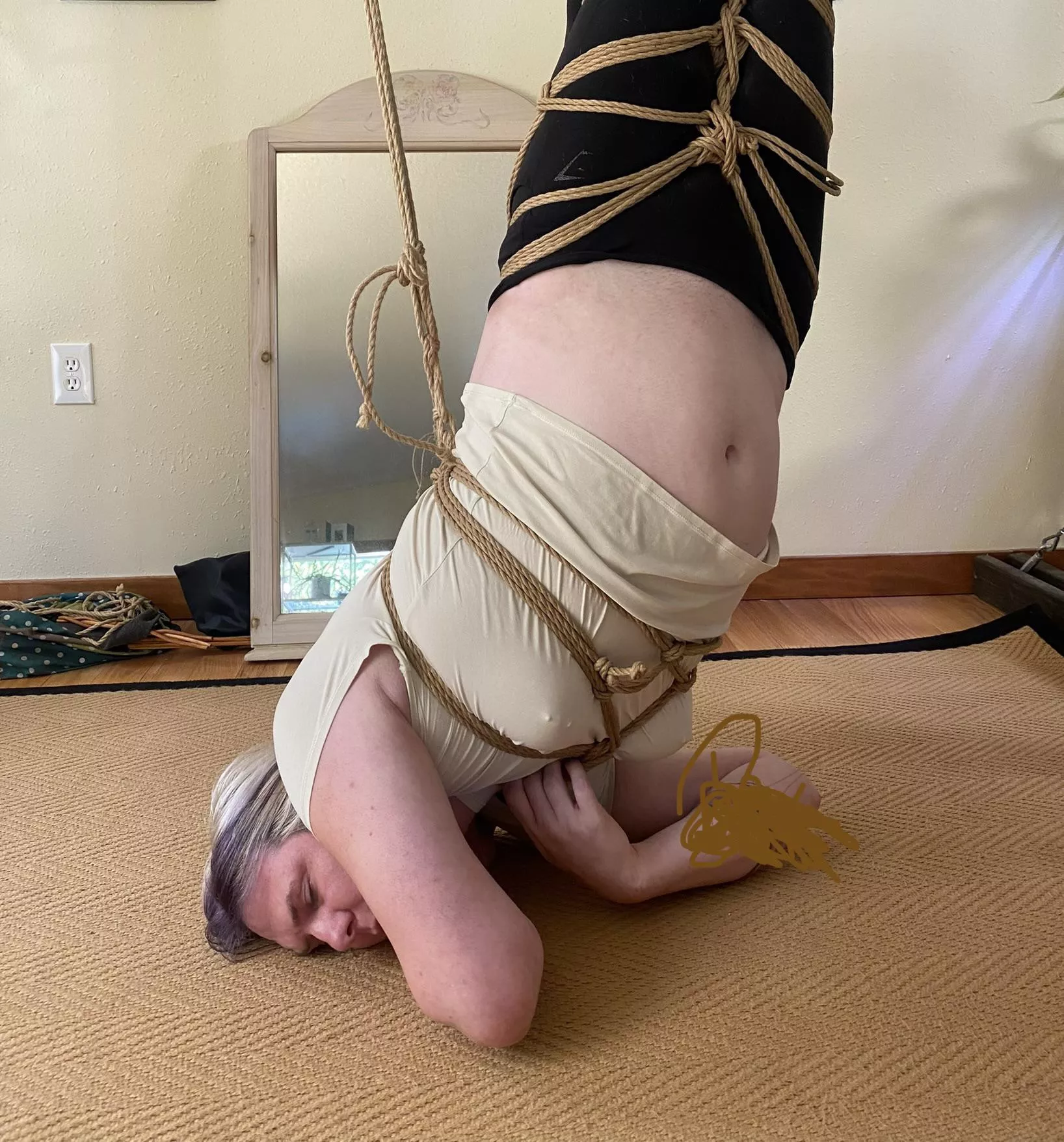 Babygirls first time upside down posted by submissivebacon