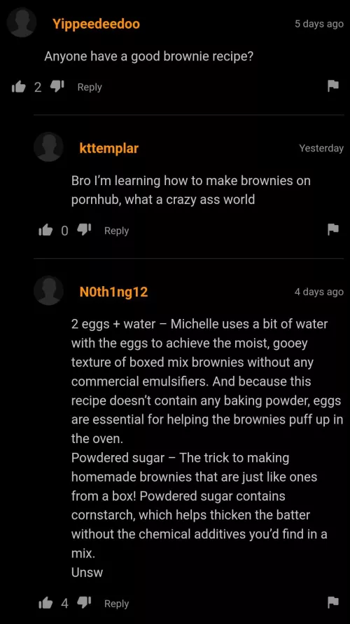 Brownie recipe 😋 by RiriDumDum123