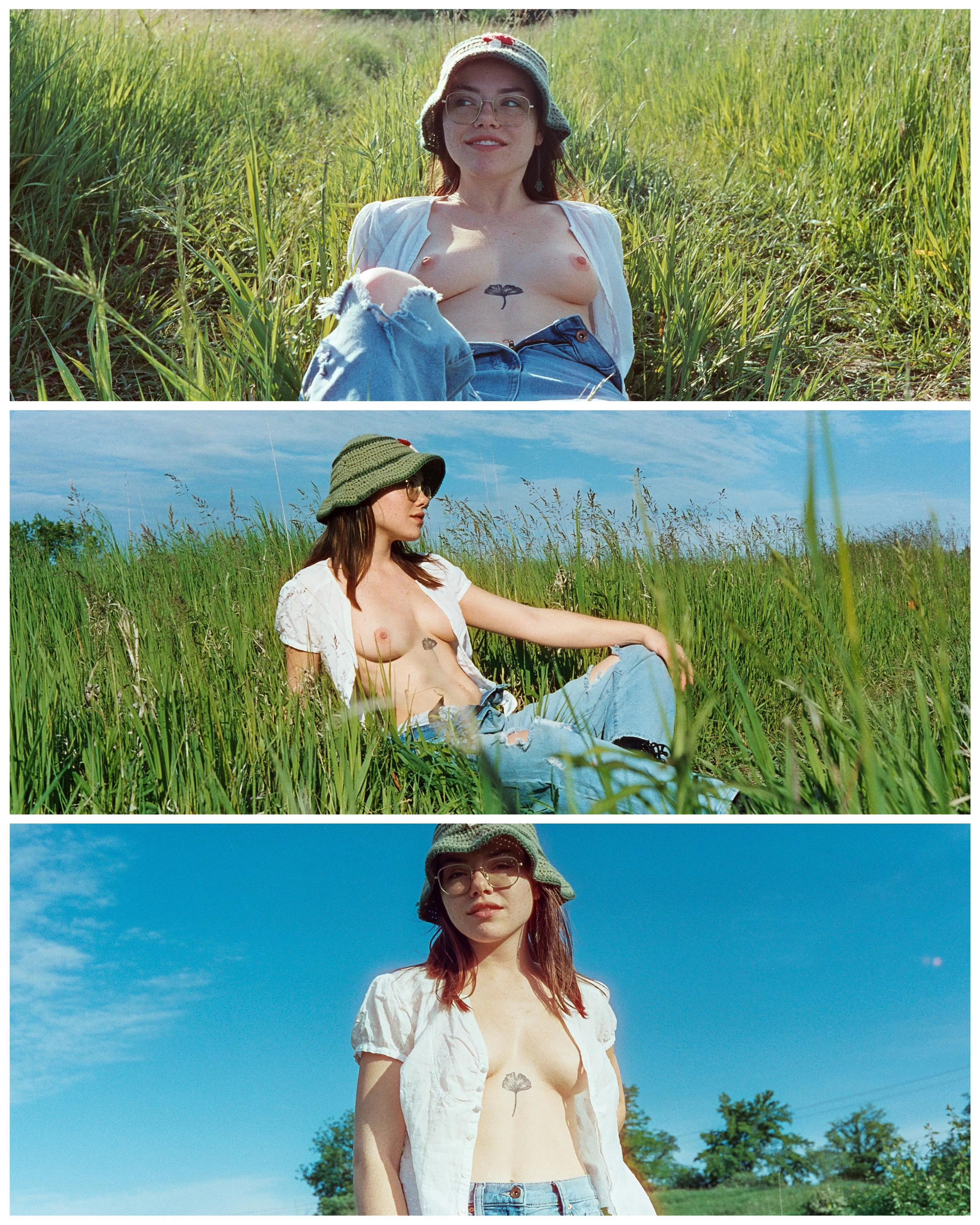 Haley in the grass posted by Cliftonloosier