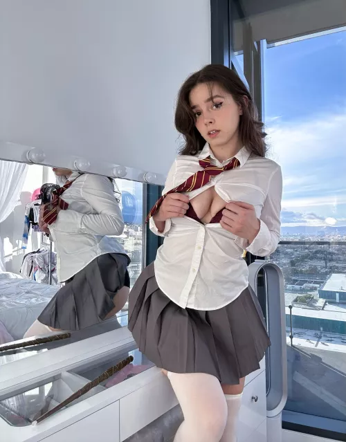 Hermione will do anything to get an A+ in her potions class [OC] by kisseve