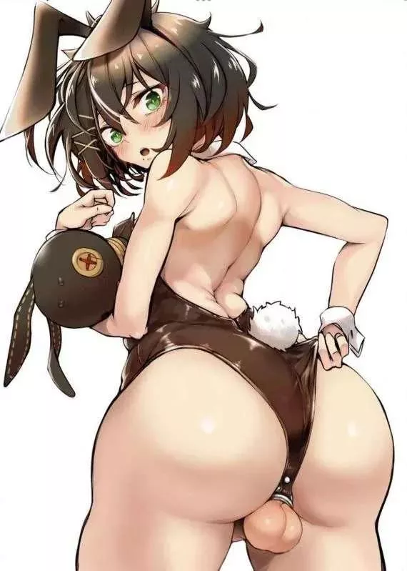 Master bought me a new bunny suit... it's a little more revealing than I expected... posted by KoyoteKyohi
