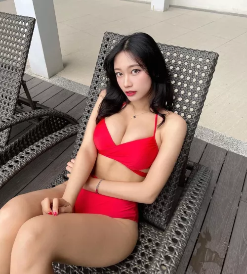 Red bikini by Majestic_Painter8660