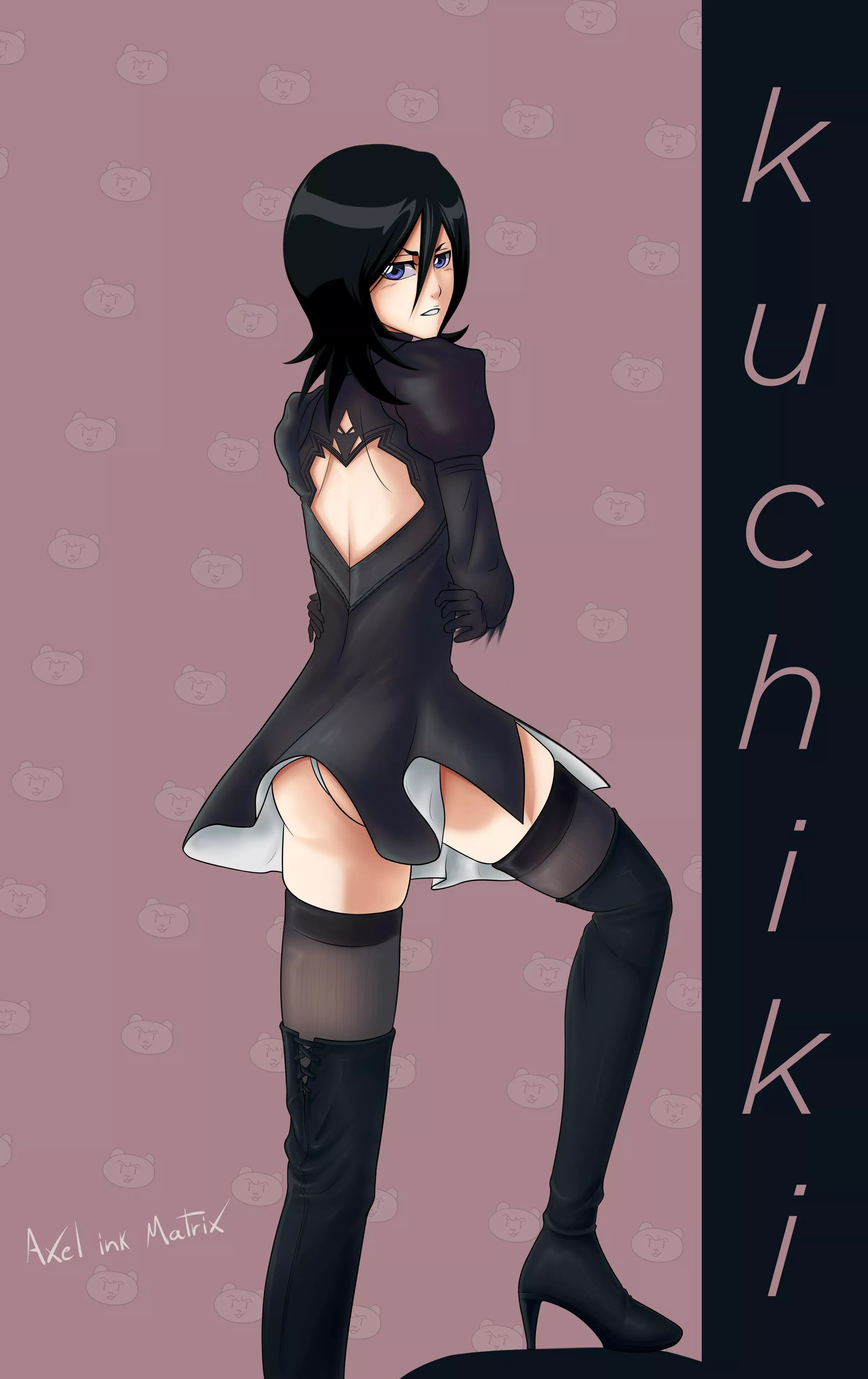 Rukia in 2B's outfit (By me) posted by AlxLMS