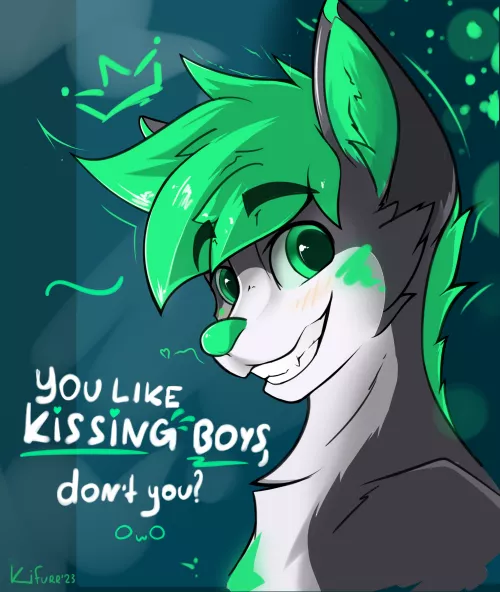 you like kissing boys, don't you? [art by me] by kifurr