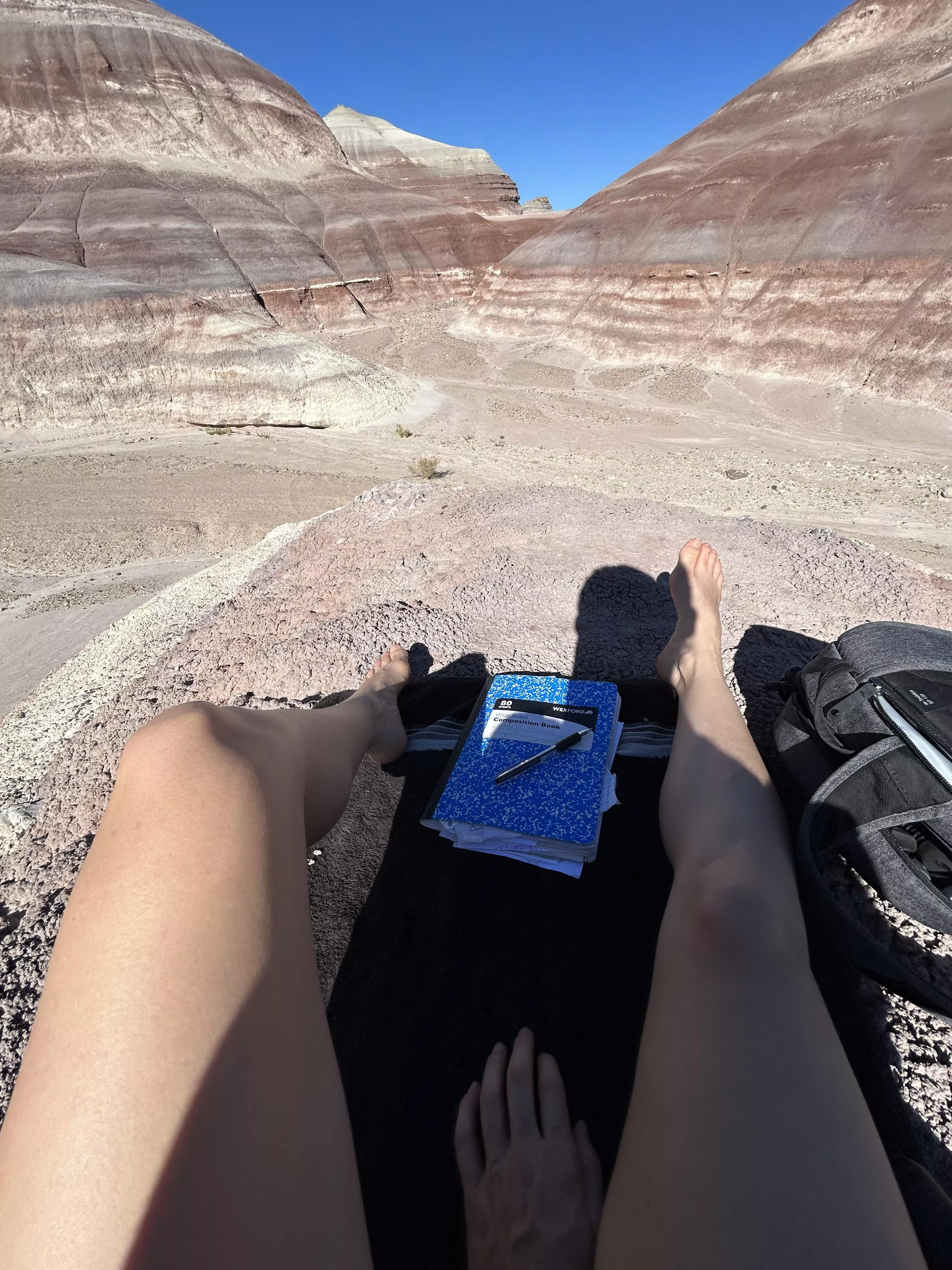 Came here to journal and sunbathe nude posted by purerebelmodel