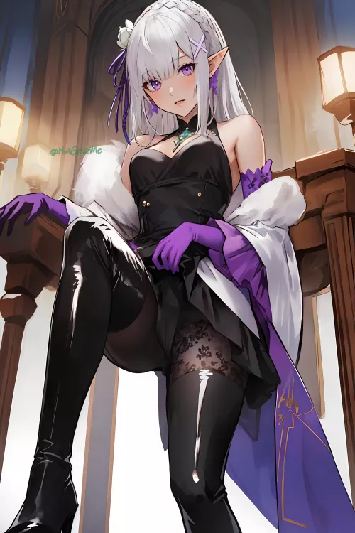 Emilia [Re Zero] by CheetahSperm18