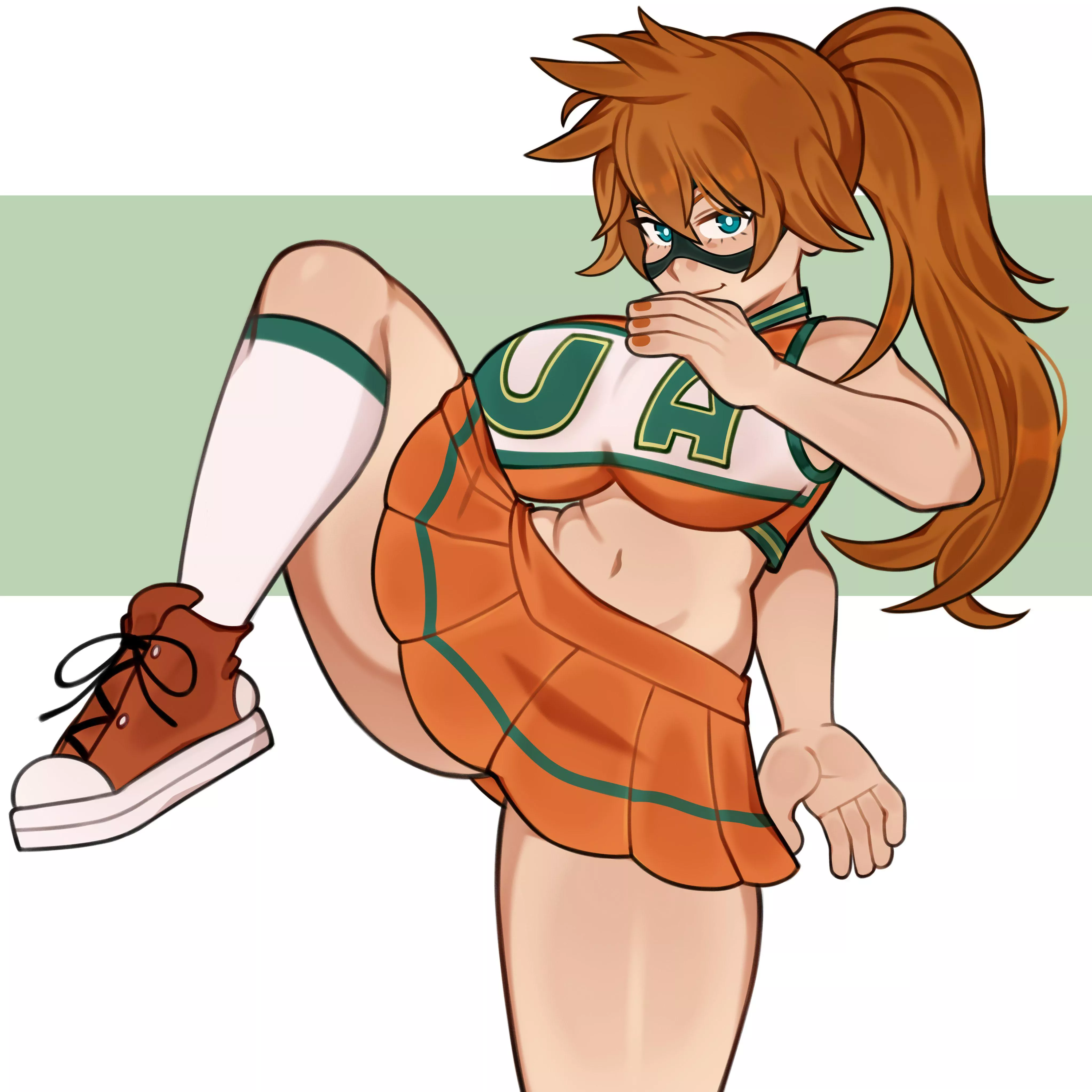 Itsuka’s kicking school spirit (Melon Puff) [My Hero Academia] posted by MillionHypotheses