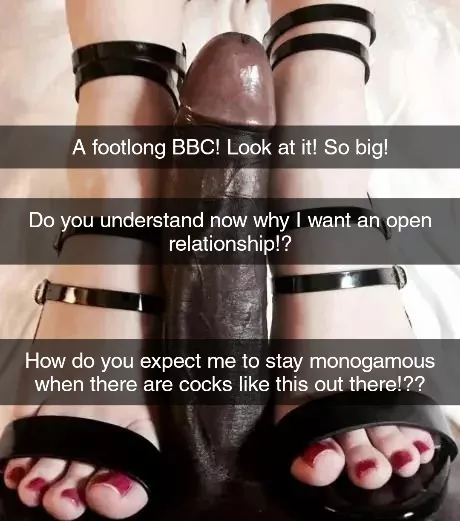 Now do you understand why she wants an open relationship!? posted by guycaptions