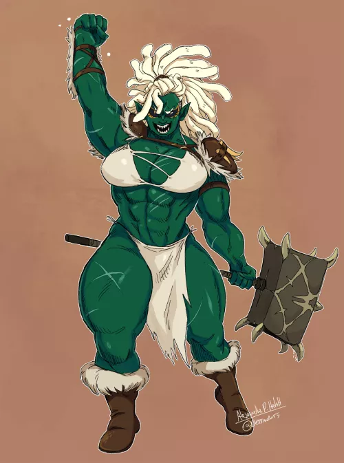 Orc warrior, by dettan-art by morapol