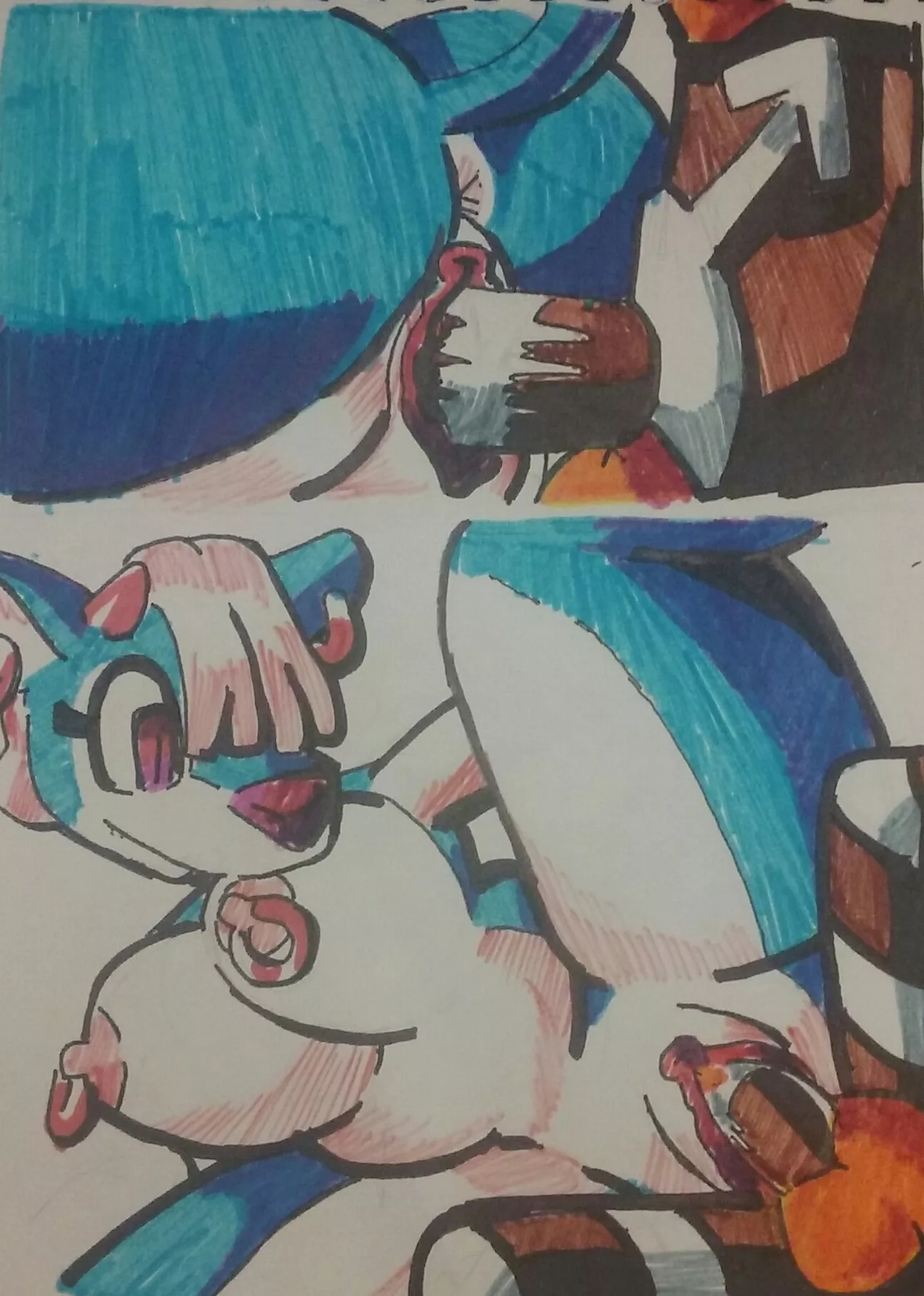 Ryff the Escort and Dewdrop the Cow Pt.2 (By me, JAXUS-) posted by JAXUS-