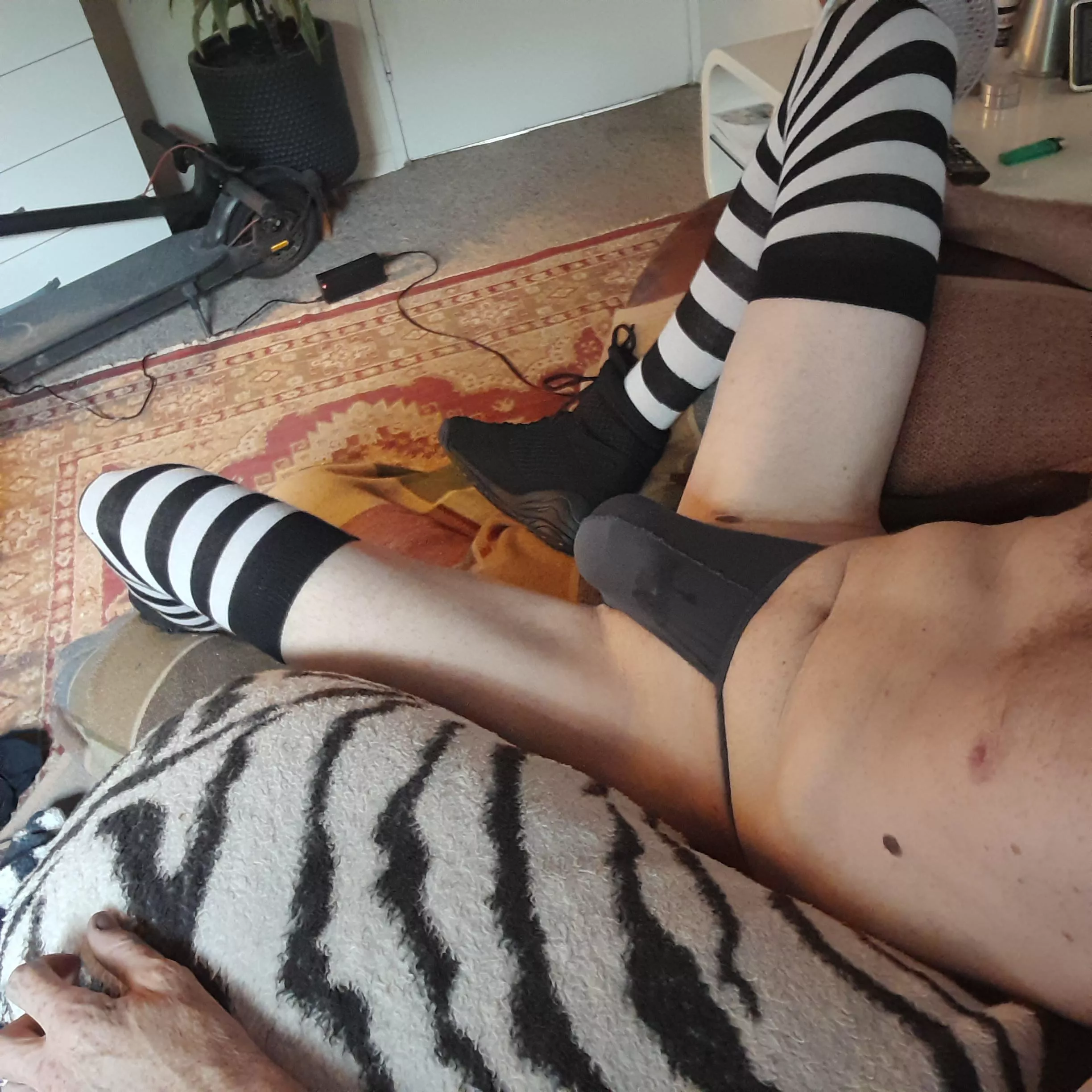 Thong & sock, s posted by Cool-Chipmunk-3345