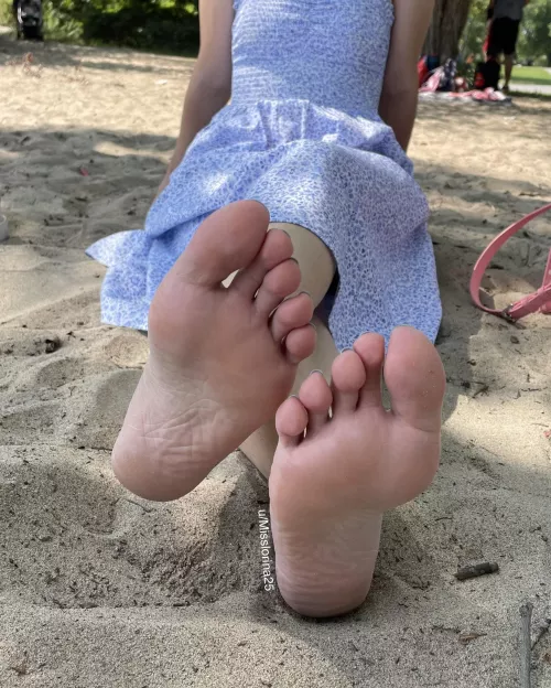 Would you stare at my feet if we were at the beach together? by Misslorina25