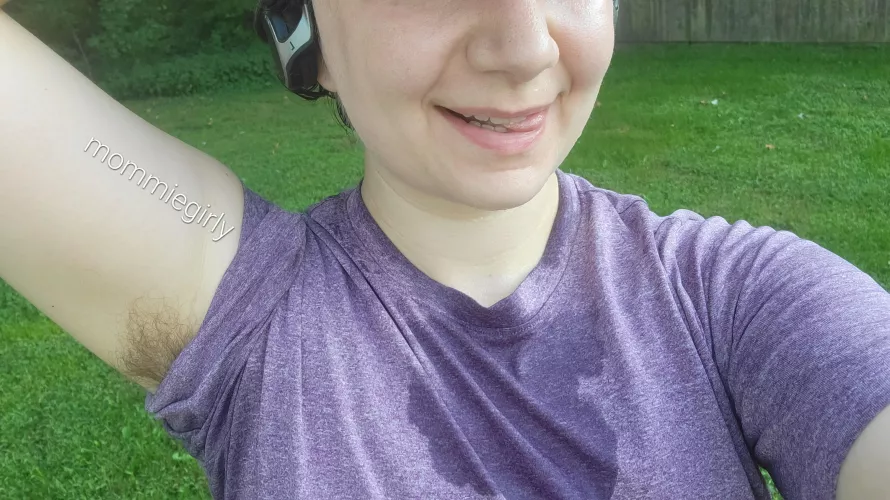 You can touch it after my workout if you want 😜 by mommie_girly